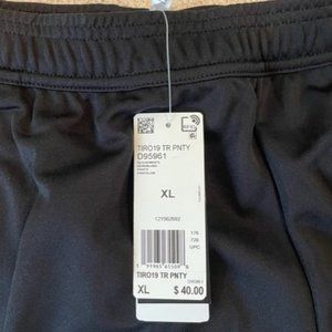 Black kids Adidas trackpants